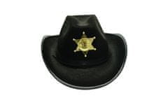 Carnival Toys šešir sa zvijezdom, šerif, crna