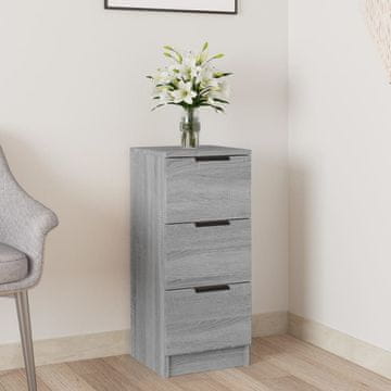 Vidaxl Ormarić, sivi hrast sonoma, 30x30x70 cm, materijal na bazi drva