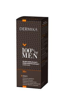 Dermika 100% za muškarce krema 30+ snažno hidratantna i revitalizirajuća za dan i noć 50 ml
