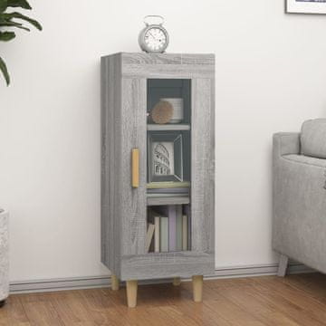 Vidaxl Ormarić, sivi hrast sonoma, 34,5 x 34 x 90 cm, materijal na bazi drva