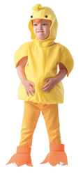  Unika Baby Pliš kostim, žuto pile, 92-104 cm, poliester