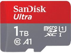 SanDisk Ultra Micro SDXC memorijska kartica, 1 TB, C 10, UHS-I, A1 + adapter