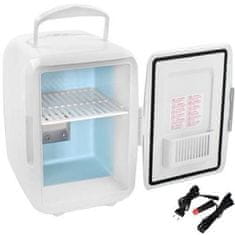 Malatec Prijenosni turistički hladnjak 4L 12-220V White