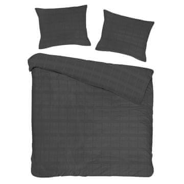 Darymex Pamučna posteljina 160x200 saten Marsela Premium - makosatin antracit