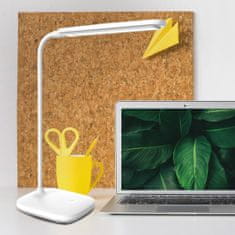 Platinet PDL6728 stolna LED svjetiljka, 2u1, bela