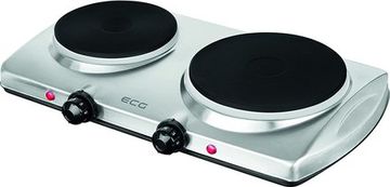 ECG Električni štednjak s dva plamenika EV 2512 Stainless