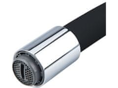 BALLETTO Mješalica za umivaonik 81120, samostojeća miješalica za umivaonik s fleksibilnom rukom, 35 mm, crna