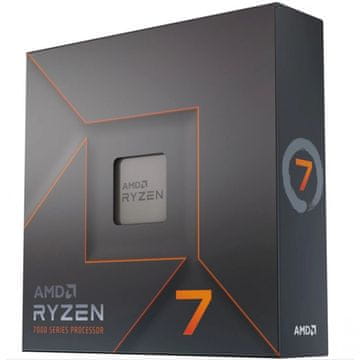 AMD Ryzen 7 7700X procesor, 8 jezgri, 16 niti, 4,5 GHz, 5,4 GHz Boost, bez hladnjaka (100-100000591WOF)