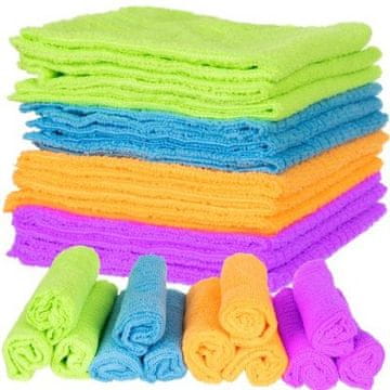 Malatec Set od 12 mikrofiber krpa 30x30cm