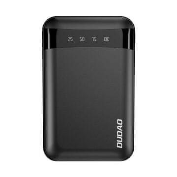 DUDAO K3Pro Power Bank 10000mAh 2x USB, crno