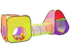 Kruzzel Djeca za djecu 2x IGLU + tunel + 200 kuglica 280 cm