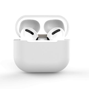 HURTEL Silikonska maska za AirPods 1/2, bijela