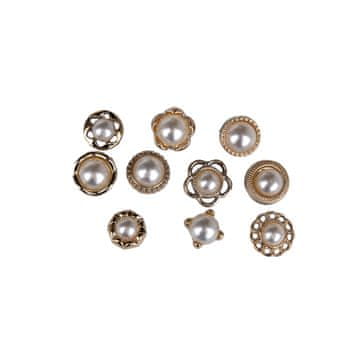 Pinets® Set od 10 komada – pribadače PINS biseri