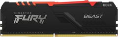 Kingston FURY Beast RGB RAM memorija, 16 GB, 3200 MHz, DDR4, CL16, DIMM (KF432C16BB1A/16)