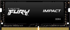 Kingston FURY Impact RAM memorija, 32 GB, 3200 MHz, DDR4, CL20, SODIMM, 2 kom (KF432S20IBK2/32)