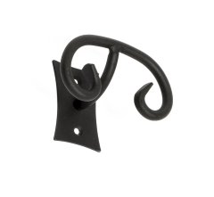 SAPHO REBECCA crni dvostruki kukasti držač za kupaonice