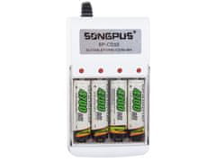 Verkgroup Univerzalni punjač za 4 AA i AAA baterije + 4700mAh baterije GRATIS