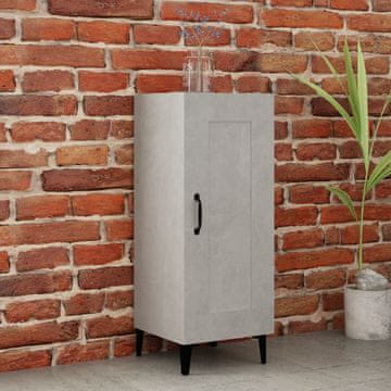 Vidaxl Ormarić Betonsko-sivi 34,5x34x90 cm Materijal na bazi drva
