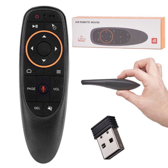 Ikonka Aga Daljinski upravljač Air Mouse G10 Smart TV Box Mikrofon X9