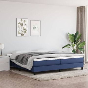 Vidaxl Okvir kreveta bez madraca plavi 200x200 cm presvučen tkaninom
