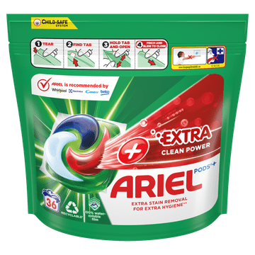 Ariel All-in-1 Extra Clean Power, 36 kapsula
