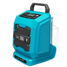 Dedra Bluetooth radio na baterije 18V USB sas - DED7005