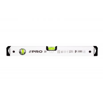 PRO BIJELI VODORAVNI I VERTIKALNI POKAZIVAČ NAGIBA 2% 60 CM - 100-AB-060