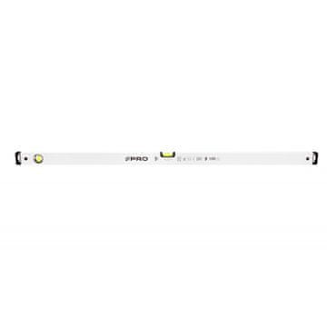 PRO Bijela libela, horizontalni i vertikalni indikator, nagib 2% 150 CM - 100-AB-150