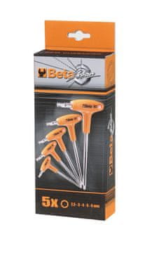 Beta Set imbus ključeva sa 6 krakova, ručka, 5 kom. - BE 96T/S5P