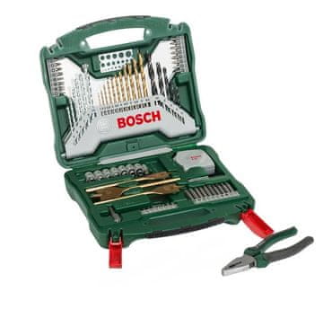 Bosch X-line set svrdala 70 dijelova + kliješta - B 2607017197