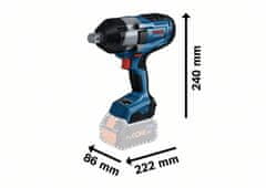 Bosch Akumulatorski udarni odvijač 3/4'' gds 18V-1050H 2*5.0AH - B 6019J8522