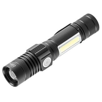 NEO USB PUNJIVA SVJETILJKA 800 LM 2 U 1 CREE T6 LED - T N99-033