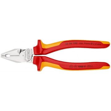 Knipex Kombinirana kliješta 180 mm s povećanim polugom - KN 02 06 180