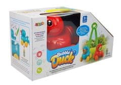 Lean-toys Glazbeni aparat za sapun mjehuriće crvena patka