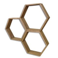 Woody Fashion Zidna polica, HEX001
