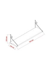 Woody Fashion Zidna polica, Orah, Seramoni - Walnut