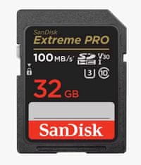 SanDisk Extreme PRO SDHC memorijska kartica, 32 GB, C 10, UHS-I, U3, V30, 100/90 MB/s (SDSDXXO-032G-GN4IN)