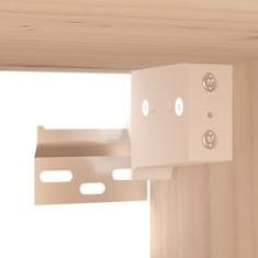 Vidaxl Zidni ormarići 2 kom 80 x 30 x 30 cm od masivne borovine