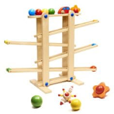 Ikonka Aga Drvena kuglična staza Montessori XXL