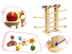 Ikonka Aga Drvena kuglična staza Montessori XXL
