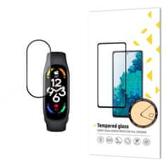 MG Full Glue zaštitno staklo za Xiaomi Mi Band 7, crno