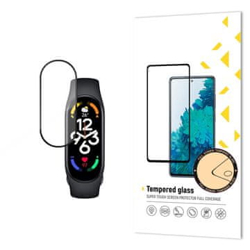 MG Full Glue zaštitno staklo za Xiaomi Mi Band 7, crno