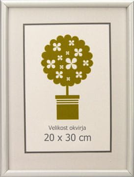 Karako Okvir za fotografiju 20x30 cm, plastika, zidni, 95 bijel