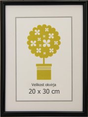 Karako Foto okvir 20x30 cm, plastika, zidni, 95 crna