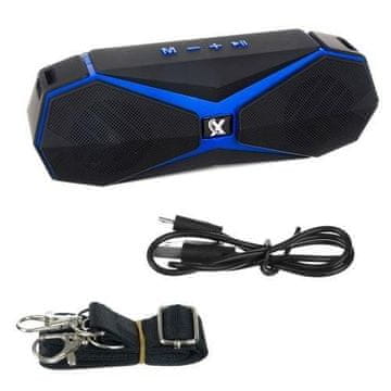 Malatec Bluetooth zvučnik bežični USB 1200mAh FM radio plavi