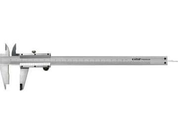 Extol Craft Klizna skala (3422) metalni, 0-200 mm, rezolucija 0,05 mm, dvije vrste čeljusti za različite vrste mjerenja, dubinomjer, pakirano u plastičnoj kutijici