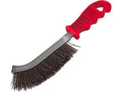 Extol Craft Četka (960017) čelik, plastična ručka, 240 mm, valovita žica S 0,5 mm, Fe