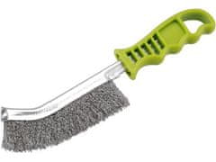 Extol Craft Četka (960018) četka od nehrđajućeg čelika, plastična drška, 240 mm, valovita žica S 0,3 mm, NEHRĐAJUĆI ČELIK