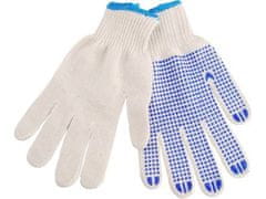 Extol Craft Rukavica (99708) cotton with PVC targets on the palm, size 10"