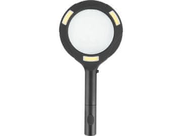 Extol Light Povećalo sa svjetlom 43159 povećalo sa svjetlom 80lm, 3x povećanje, 3x0.5W COB LED